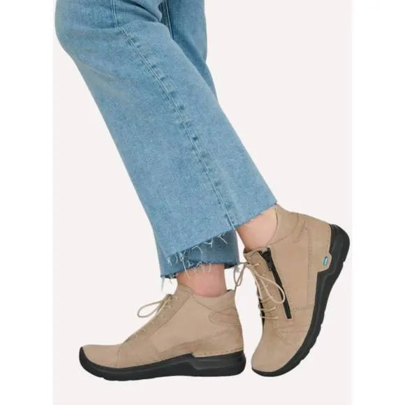 NEW WOLKY women's why shoes in safari nubuck