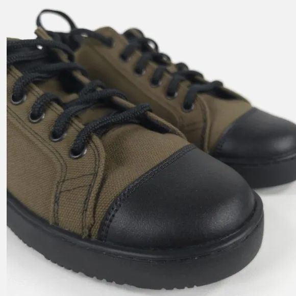 NEW Woobies Tactical MOD 1 OD Army Green Canvas Laced Up Shoes Mens Size 11.5