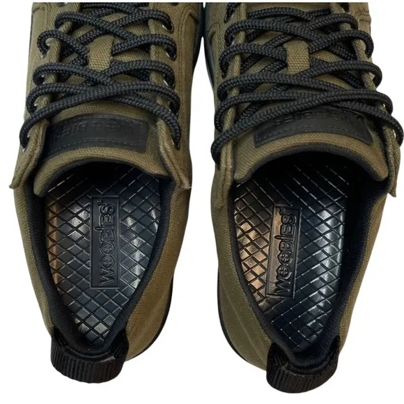 NEW Woobies Tactical MOD 1 OD Army Green Canvas Laced Up Shoes Mens Size 11.5
