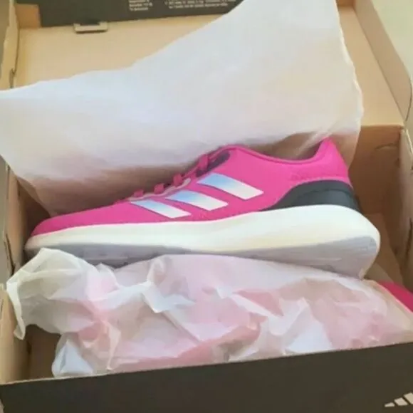 New! Adidas *Barbie* Pink Sz 8 RUNFALCON WIDE 3 RUNNING SHOES