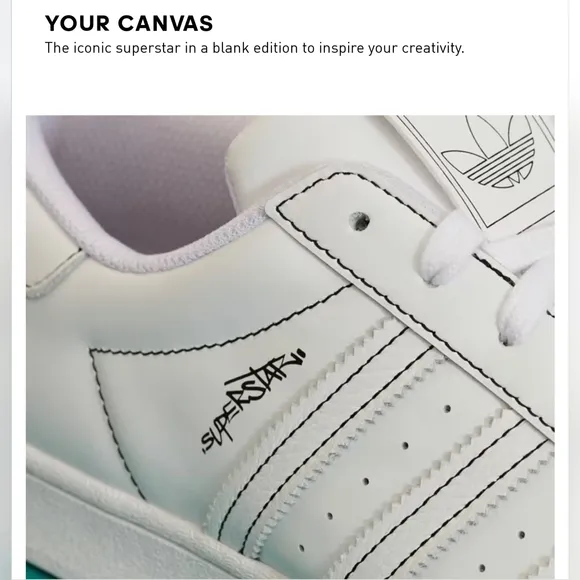 NIB Men's Adidas Disney Edition Sneakerella Superstars Sneakers Shoes Size 10