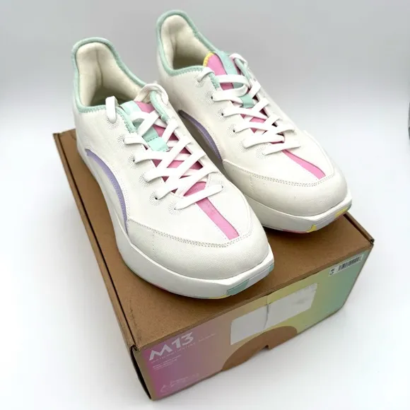 NIB New NWT Allbirds Olivia Rubin Collab Men's 13 Shoes Pastel Riser Blizzard