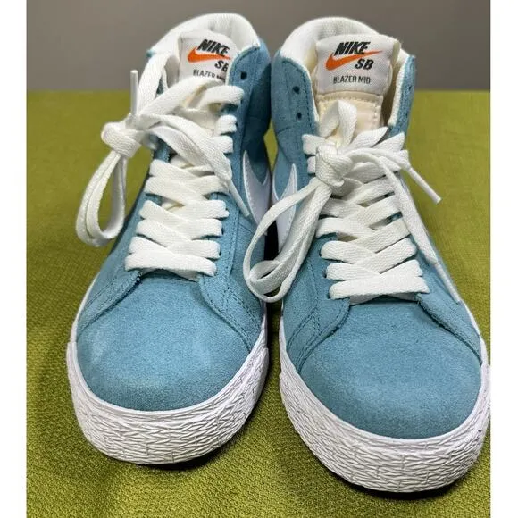 NIB Nike SB Zoom Blazer Mid Light Blue Size 4.5Y 86439 4404