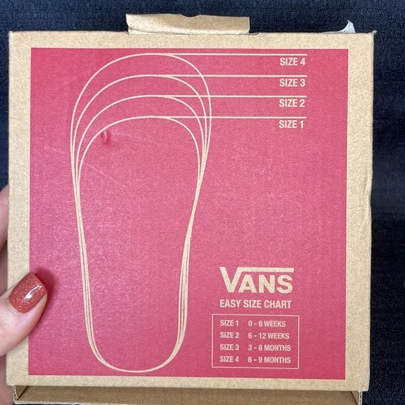 NIB Vans Old Skool Crib - Holiday Unicorns Pink - Infants Size 4