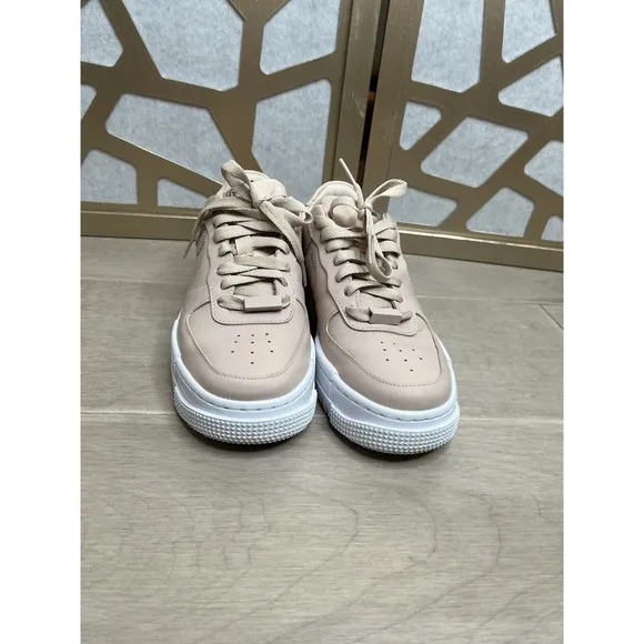 Nike Air Force 1 One Pixel Low Particle Beige  Shoes Sz 6 Leather