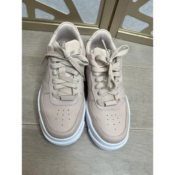 Nike Air Force 1 One Pixel Low Particle Beige  Shoes Sz 6 Leather