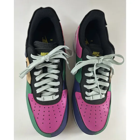 Nike Air Force 1/1 Multi Customizable Sneakers DB2576 Colorblock Shoes US Size 9