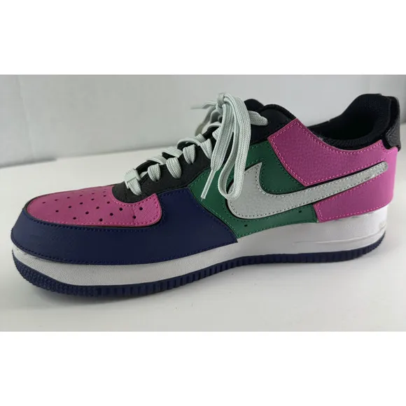Nike Air Force 1/1 Multi Customizable Sneakers DB2576 Colorblock Shoes US Size 9
