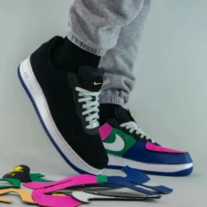 Nike Air Force 1/1 Multi Customizable Sneakers DB2576 Colorblock Shoes US Size 9