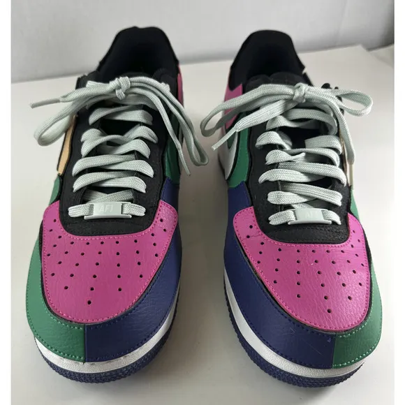 Nike Air Force 1/1 Multi Customizable Sneakers DB2576 Colorblock Shoes US Size 9