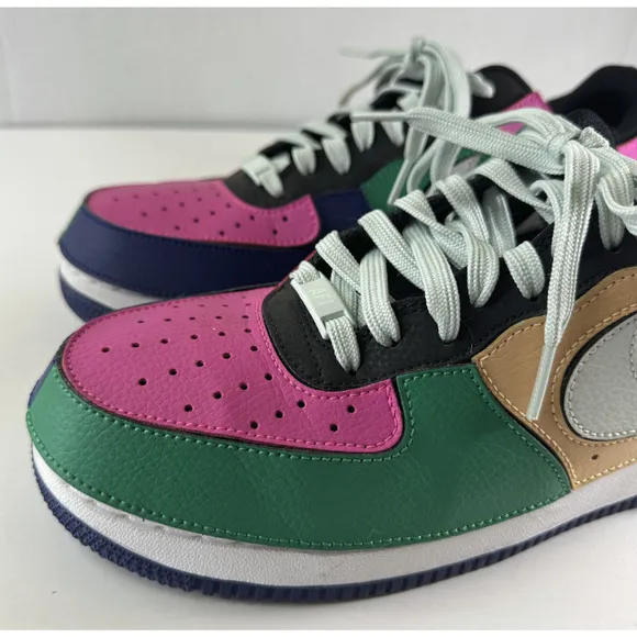 Nike Air Force 1/1 Multi Customizable Sneakers DB2576 Colorblock Shoes US Size 9