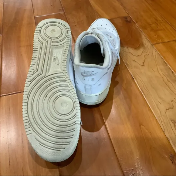 Nike Air Force One white shoes size 16 316122-111