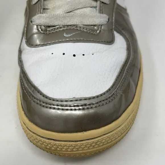 Nike Air Indee Low Premium Shoes Womens 10 Bronze Pearl Leather Fur Trim 2008