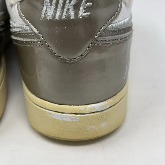 Nike Air Indee Low Premium Shoes Womens 10 Bronze Pearl Leather Fur Trim 2008