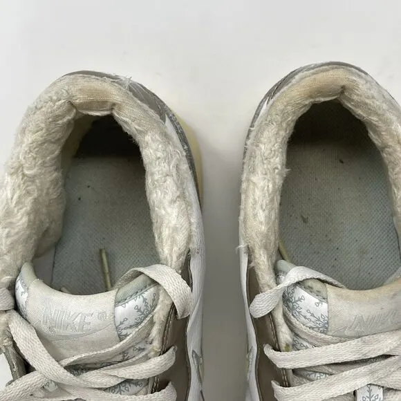 Nike Air Indee Low Premium Shoes Womens 10 Bronze Pearl Leather Fur Trim 2008