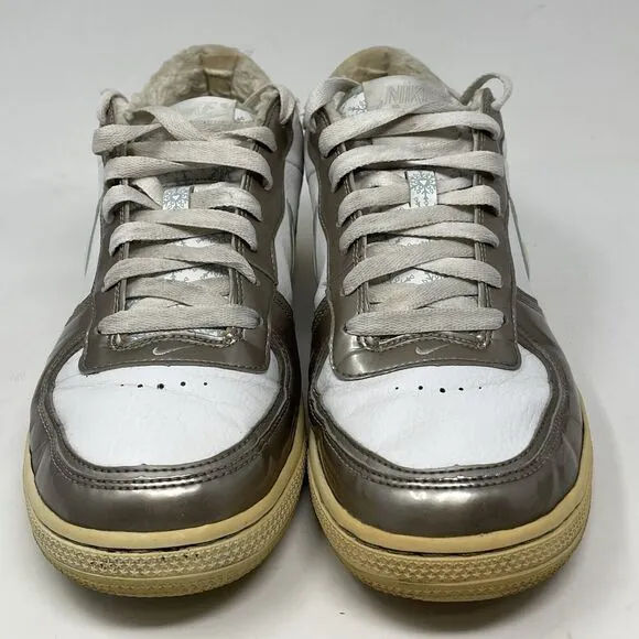 Nike Air Indee Low Premium Shoes Womens 10 Bronze Pearl Leather Fur Trim 2008