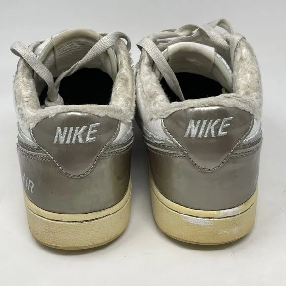 Nike Air Indee Low Premium Shoes Womens 10 Bronze Pearl Leather Fur Trim 2008