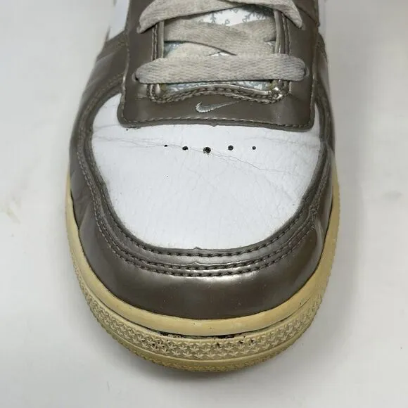 Nike Air Indee Low Premium Shoes Womens 10 Bronze Pearl Leather Fur Trim 2008