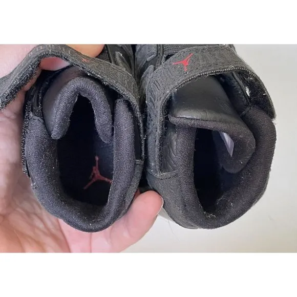 Nike Air Jordan 11 Retro Soft Bottom Baby Crib Shoes 378049-002 2015 Black 2C 2