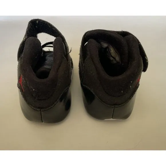 Nike Air Jordan 11 Retro Soft Bottom Baby Crib Shoes 378049-002 2015 Black 2C 2