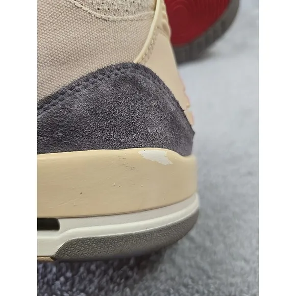 Nike Air Jordan 3 Retro Muslin Mens Size 9 Beige Y2k