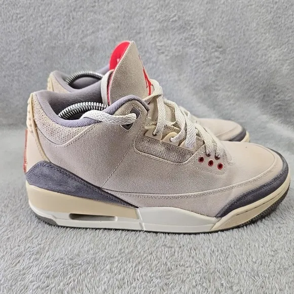 Nike Air Jordan 3 Retro Muslin Mens Size 9 Beige Y2k