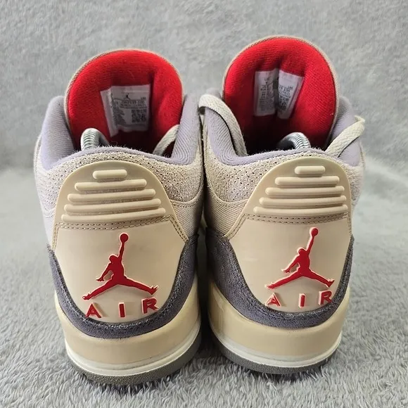 Nike Air Jordan 3 Retro Muslin Mens Size 9 Beige Y2k