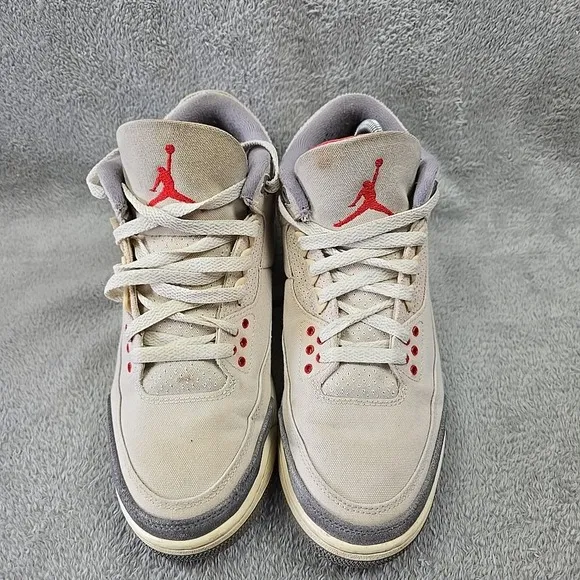 Nike Air Jordan 3 Retro Muslin Mens Size 9 Beige Y2k
