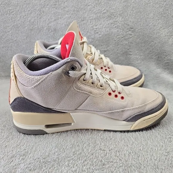 Nike Air Jordan 3 Retro Muslin Mens Size 9 Beige Y2k