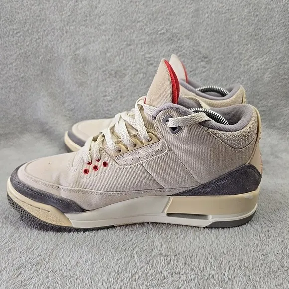 Nike Air Jordan 3 Retro Muslin Mens Size 9 Beige Y2k