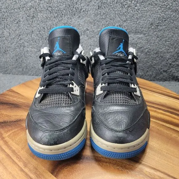 Nike Air Jordan 4 Motorsports Womens Size 8.5 Sneakers Kids 7Y Shoes 408452-006