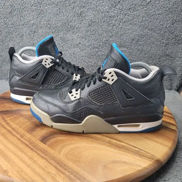 Nike Air Jordan 4 Motorsports Womens Size 8.5 Sneakers Kids 7Y Shoes 408452-006
