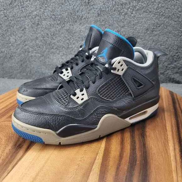 Nike Air Jordan 4 Motorsports Womens Size 8.5 Sneakers Kids 7Y Shoes 408452-006