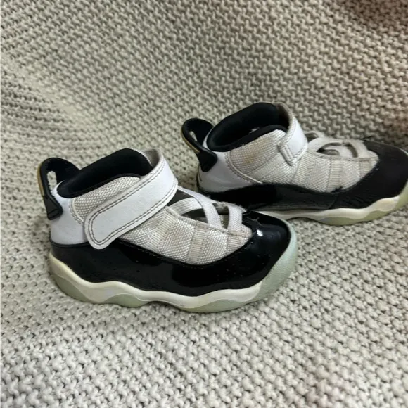 Nike Air Jordan‎ 6 Rings Shoes White CW6997-100 Size 7C Toddler/Baby