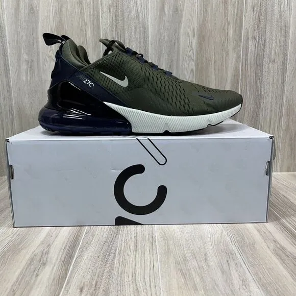 Nike Air Max 270 Cargo Khaki/Light Bone AH8050-303 Shoes Sneakers Men's Sz 10