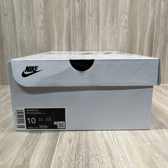 Nike Air Max 270 Cargo Khaki/Light Bone AH8050-303 Shoes Sneakers Men's Sz 10