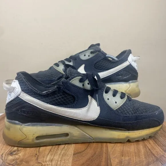 Nike Air Max 90 Terrascape Off Noir Mens Black And White Size 13 Athletic Shoes