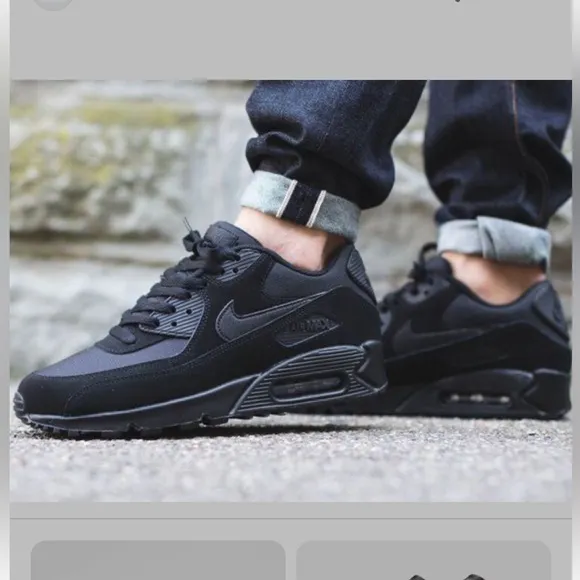 Nike Air Max 90Men's Shoes size 11 Black/Black/Black/Black NEW