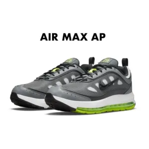 Nike Air Max AP Men's Retro Shoes Iron Grey Green Volt