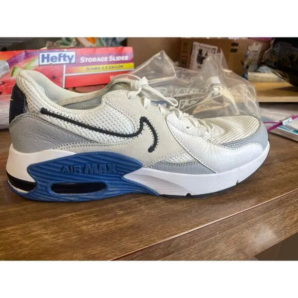 Nike Air Max CD4165-113 Sneakers Men’s Size 8.5 White Gray Blue Yellow Comfort