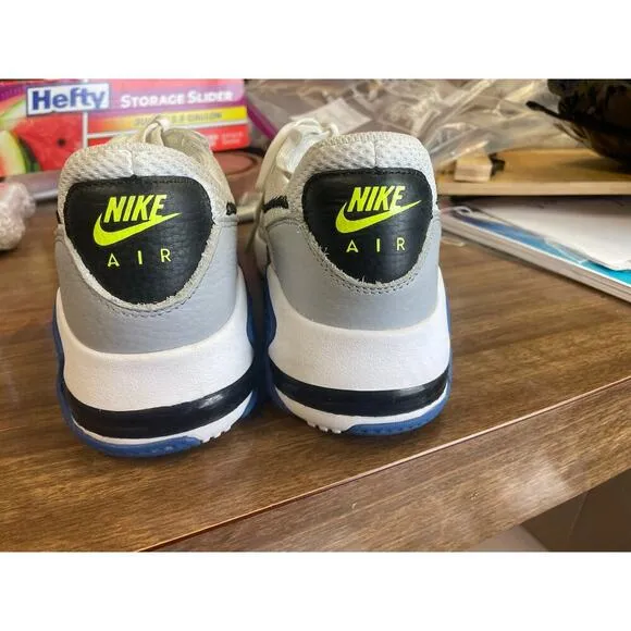 Nike Air Max CD4165-113 Sneakers Men’s Size 8.5 White Gray Blue Yellow Comfort