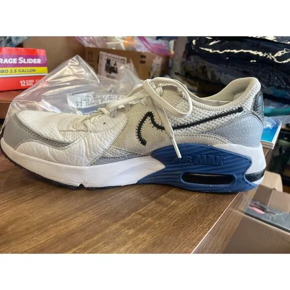 Nike Air Max CD4165-113 Sneakers Men’s Size 8.5 White Gray Blue Yellow Comfort