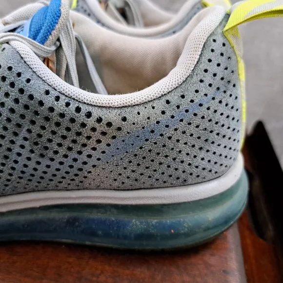 Nike Air Max Motion Men Shoes Blue/Volt/Black/Light Magnet Grey 631767-401 Sz 10