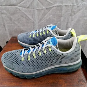 Nike Air Max Motion Men Shoes Blue/Volt/Black/Light Magnet Grey 631767-401 Sz 10