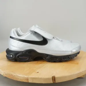Nike Air Max Plus Tiempo Mens Size 13 Shoes Wolf Grey Black Leather Sneakers NEW