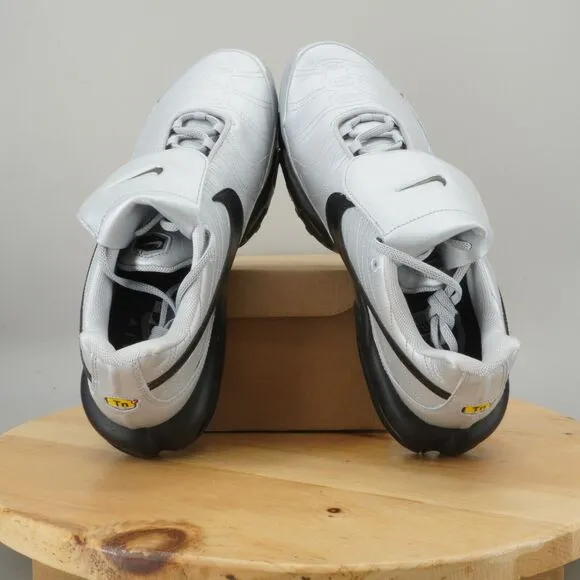 Nike Air Max Plus Tiempo Mens Size 13 Shoes Wolf Grey Black Leather Sneakers NEW