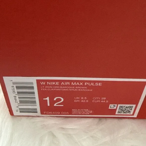 Nike Air Max Pulse Women's Shoes size 12 'Light Iron Ore' /Brown NEW FD6409-005