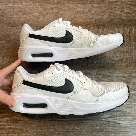 Nike Air Max SC Shoes White Black CW4555-102 Sneakers—Mens Size 9.5