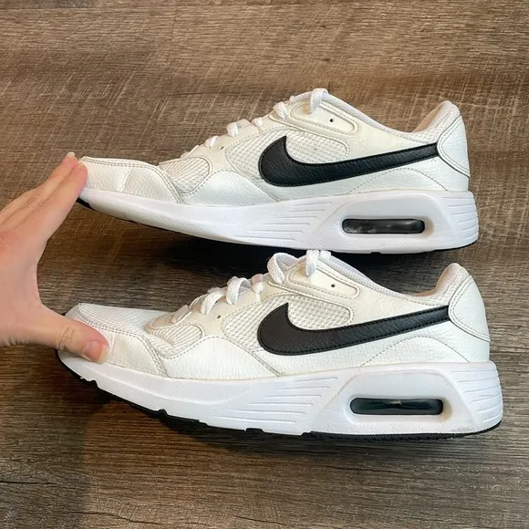 Nike Air Max SC Shoes White Black CW4555-102 Sneakers—Mens Size 9.5