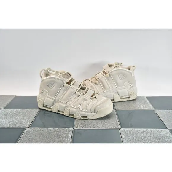 Nike Air More Uptempo '96 Light Bone Men's Size 10.5 White 921948-001 Sneaker